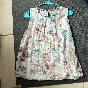 Women silk tank top size M